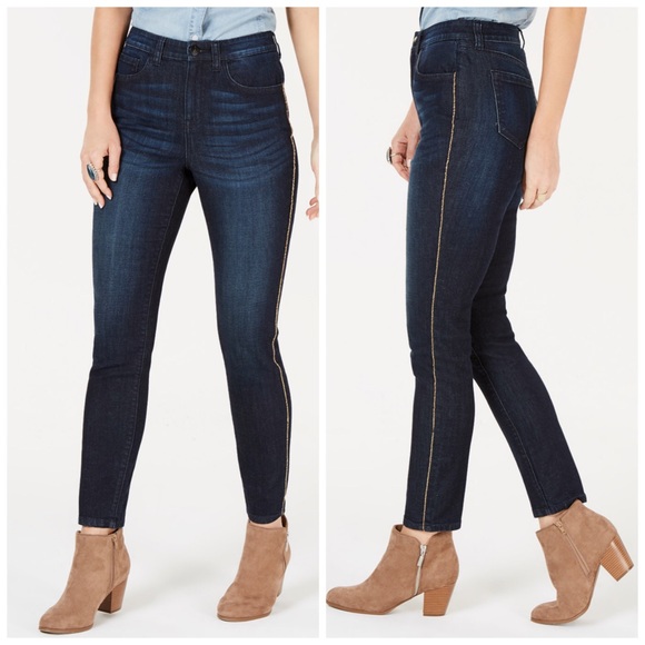 Style & Co. Denim - Style & Co Chain Link High Rise Skinny Jeans Sizes 6 & 12